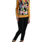 Dolce & Gabbana Multicolor Patchwork Cashmere Henley Sweater