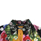 Dolce & Gabbana Multicolor Patchwork Cashmere Henley Sweater
