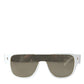 Dolce & Gabbana White Acetate Mirror Lenses DG4356 Sunglasses