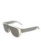 Dolce & Gabbana White Acetate Mirror Lenses DG4356 Sunglasses