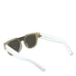 Dolce & Gabbana White Acetate Mirror Lenses DG4356 Sunglasses