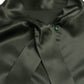 Dolce & Gabbana Gray Long Sleeves Ascot Collar Blouse Top