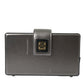 Dolce & Gabbana Metallic Gray Calfskin Leather DG BOX Shoulder Bag
