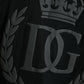 Dolce & Gabbana Black Logo Embossed Crew Neck Short Sleeves T-shirt