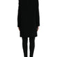 Dolce & Gabbana Black Floral Wool Button Embellished Jacket