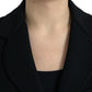 Dolce & Gabbana Black Viscose Single Breasted Blazer Jacket