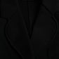 Dolce & Gabbana Black Viscose Single Breasted Blazer Jacket