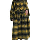 Dolce & Gabbana Yellow Checkered Long Sleeve Coat Jacket