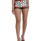Dolce & Gabbana Multicolor Floral Polka Dot Hot Pants Shorts
