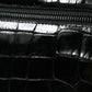 Balenciaga Black Exotic Leather Shoulder Crossbody Camera Bag