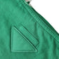 Prada Green Jersey Fabric Logo Shoulder Shopping Tote Shopping Bag