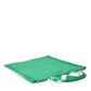 Prada Green Jersey Fabric Logo Shoulder Shopping Tote Shopping Bag