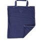 Prada Blue Jersey Fabric Logo Shoulder Shopping Tote Shopping Bag
