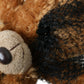 Dolce & Gabbana Brown Teddy Bear Gold Crystal Crown Hair Band Diadem