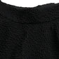 Dolce & Gabbana Black High Waist A-line Knee Length Skirt