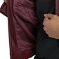 Dolce & Gabbana Maroon Exotic Leather Zip Biker Coat Jacket