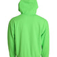Dolce & Gabbana Neon Green Hooded Full Zip Top Sweater