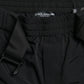 Dolce & Gabbana Black Red Leopard Print Nylon Jogger Pants