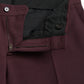Dolce & Gabbana Maroon Wool Men Slim Fit Dress Pants