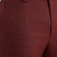 Dolce & Gabbana Maroon Wool Men Skinny Dress Pants