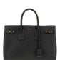 Saint Laurent Black Calf Leather Sac De Jour Handbag