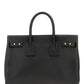 Saint Laurent Black Calf Leather Sac De Jour Handbag