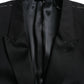 Dolce & Gabbana Blue MARTINI Single Breasted Coat Blazer