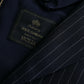 Dolce & Gabbana Black Stripe SICILIA Double Breasted Coat Blazer