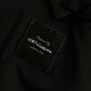 Dolce & Gabbana Black Wool Notch Single Breasted Coat Blazer