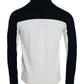 Dolce & Gabbana White Black SICILIA Henley Shirt Pullover Sweater