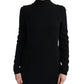 Dolce & Gabbana Black Stretch Long Gown Sheath Dress