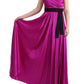 Dolce & Gabbana Pink Silk Stretch Shift Long Dress