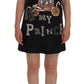 Dolce & Gabbana Gray Crystal "Dreaming of My Prince" Dress