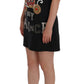 Dolce & Gabbana Gray Crystal "Dreaming of My Prince" Dress