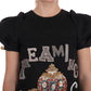 Dolce & Gabbana Gray Crystal "Dreaming of My Prince" Dress