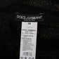 Dolce & Gabbana Black Floral Sheath Dress