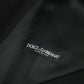 Dolce & Gabbana Black Wool Formal Dress Waistcoat Vest