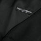 Dolce & Gabbana Black Wool Waistcoat Dress Formal Vest