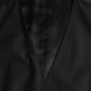 Dolce & Gabbana Black Wool Waistcoat Dress Formal Vest