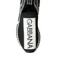 Dolce & Gabbana Black White Slip On Sorrento Sneakers Shoes