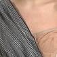 Dolce & Gabbana Gray Beige Layered One Shoulder Maxi Dress