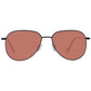 Serengeti Black Metal Sunglasses