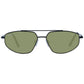 Serengeti Black Metal Sunglasses