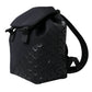 Dolce & Gabbana Black Neoprene Nylon DG Logo School Backpack Bag