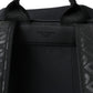 Dolce & Gabbana Black Neoprene Nylon DG Logo School Backpack Bag