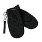 Dolce & Gabbana Black Quilted Nylon Wrist Length Mitten Gloves