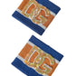 Dolce & Gabbana Multicolor Logo Sequin Viscose Wristband
