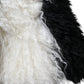 Dolce & Gabbana Black White Stripes Mohair Fur Bucket Hat