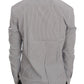 Frankie Morello White Blue Check Casual Cotton Regular Fit Shirt