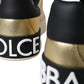 Dolce & Gabbana Gold Portofino Calf Leather Sneakers Women Shoes